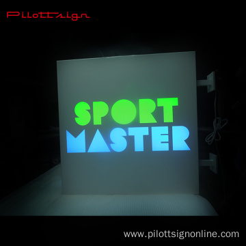 custom front illuminated advertising LED light box